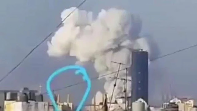 Heboh! Benda Diduga Roket di Ledakan Beirut, Zionis-Israel Serang Hezbollah?