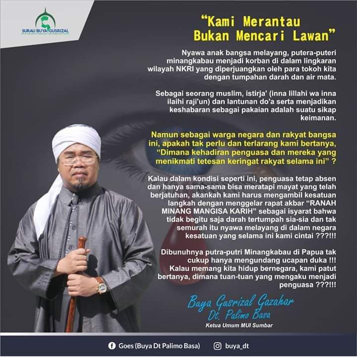 Kami Merantau Bukan Mencari Lawan
