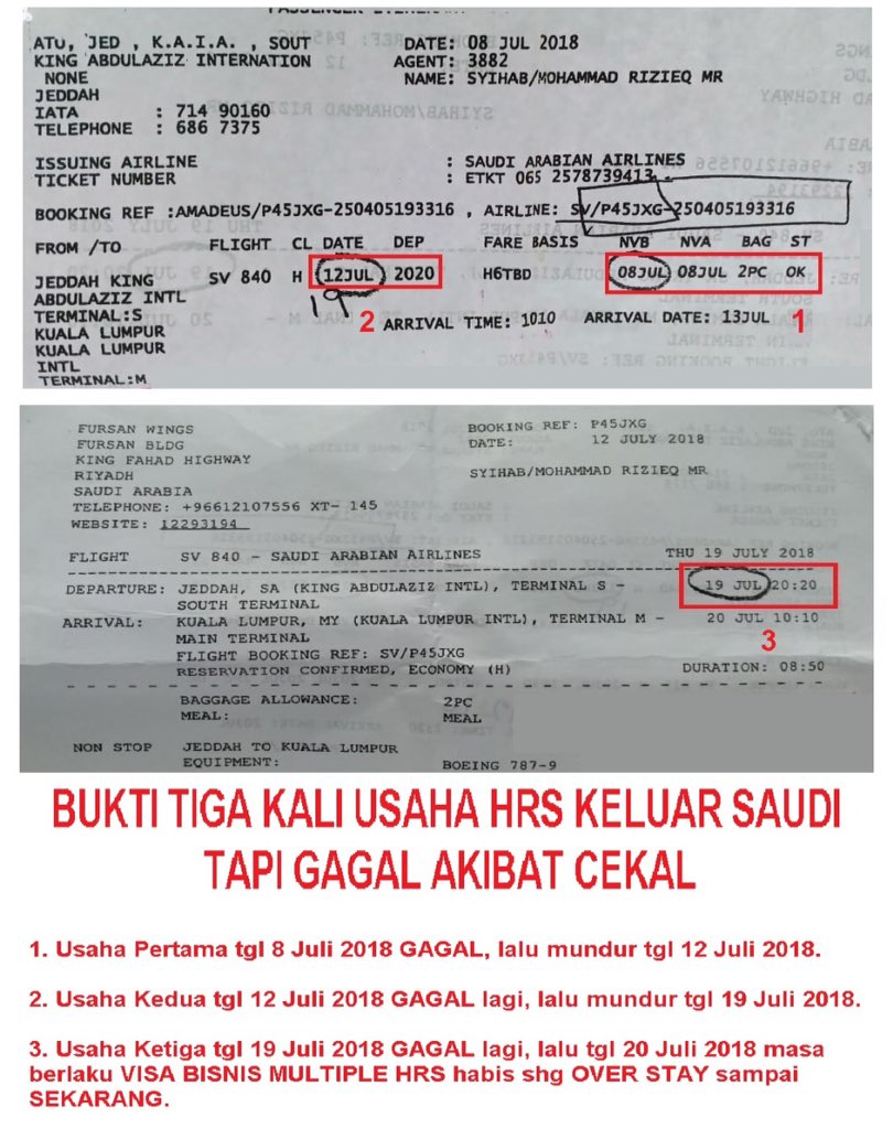 Ini Bukti Surat Cekal Habib Rizieq