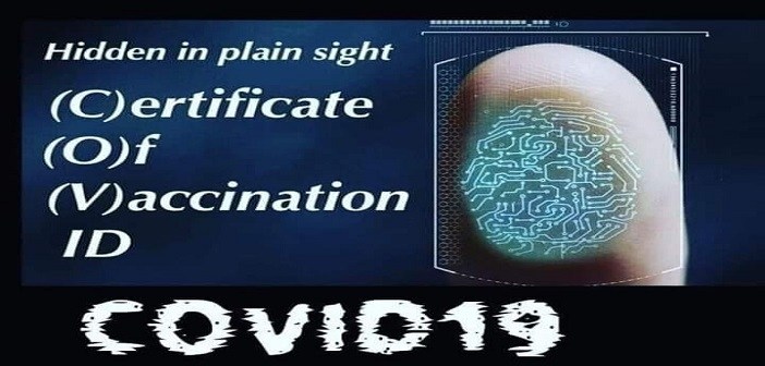 COVID singkatan dari Certificate Of Vaccination ID?