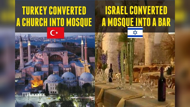 Saat Zionis-Israel Ubah Masjid Bersejarah Jadi Sebuah Bar, Dunia Membisu