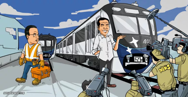 Hersubeno Arief: Klaim MRT Jokowi, Perlawanan Diam Anies Baswedan