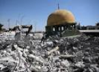 Israel Hancurkan Masjid, Alqur’an Berceceran di Jalan   