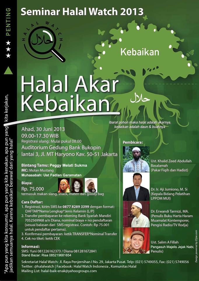Seminar 'Halal Akar Kebaikan'
