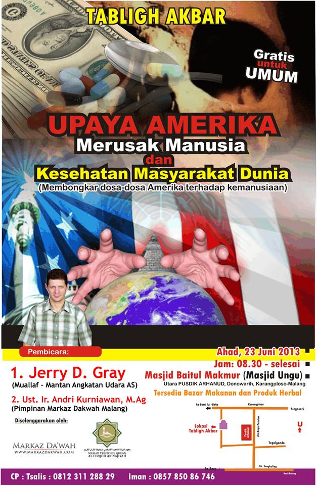 Tablig Akbar : Upaya AS Merusak Manusia