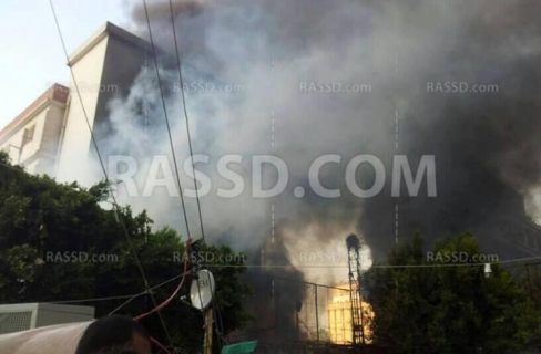 Tak Puas Membunuh Warga Sipil, Aparat Militer Dan Keamanan Mesir Juga Membakar Rumah Sakit Rab'ah