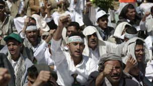 Warga Salafi Yaman Kutuk Syiah Houthi Lakukan Pemboman Di Masjid 