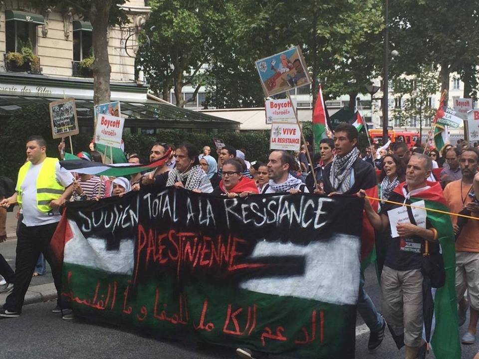 Solidarity With Gaza Around The World Perancis 1