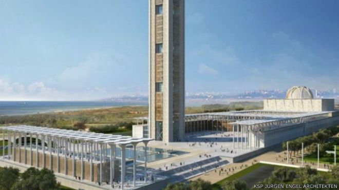 Foto Pembangunan Masjid Terbesar Ketiga Di Dunia Setelah Masjidil Haram Dan Nabawi