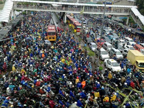 Jakarta Dinobatkan Sebagai Kota Paling Macet Sedunia