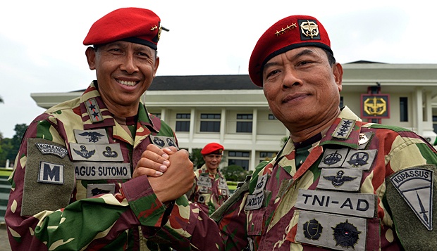 Dari Mako Kopassus, Jenderal Moeldoko Nyatakan Siap Jalankan Operasi Militer Tuntaskan Kisruh KPK-Polri
