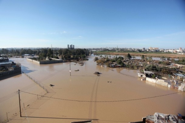 Foto-Foto Banjir Gaza Akibat Ulah Penjajah Israel
