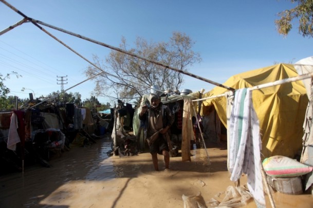banjir gaza tengah 4