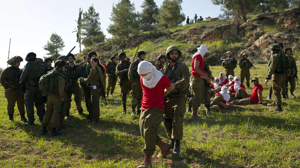 ISRAEL-PALESTINIAN-ARMY-DRILL