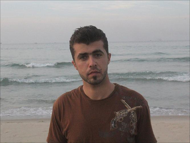 seni pasir Gaza - usamah sabitah