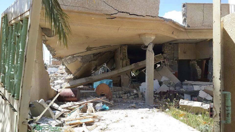 Foto-Foto Bekas Penjarahan Dan Pembakaran Milisi Syiah Irak