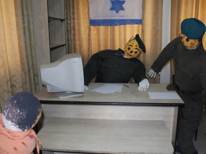 Pameran Isi penjara Israel-ruang kontrol