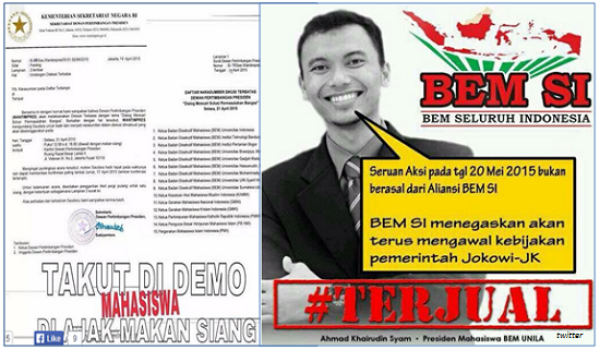 Empati Terhadap Rakyat, Seharusnya Mahasiswa Tolak Undangan Makan di Istana