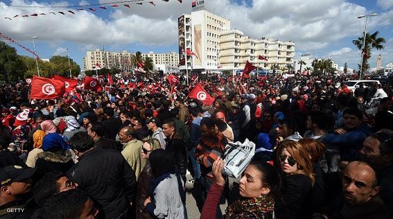 Unjuk Rasa Damai Anti-Terorisme Tunisia Dalam Jepretan Kamera