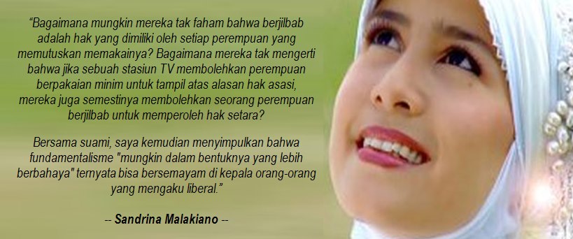 Kisah Sandrina Malakiano Tentang Jilbab dan Metro TV