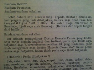 Bung Karno: "Saja Dilahirkan di Surabaja, Djadi Arek Surobojo!"