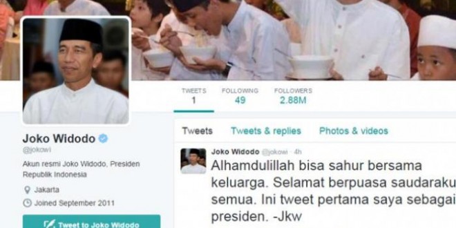 Akun Twitter @jokowi Ternyata Sama Dengan @jokowi_do2, Nasib Dana Rp.147 Miliar Bisa Diusut Sebagai Gratifikasi!