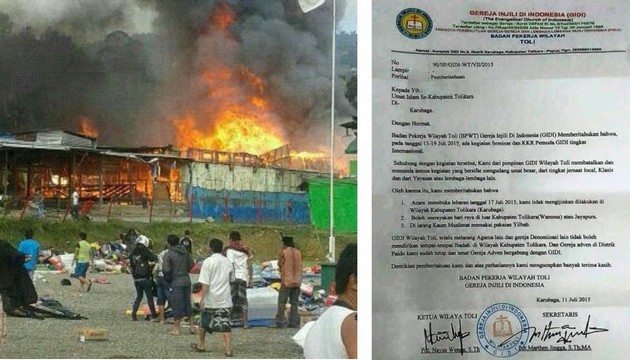Update: Ini SURAT LARANGAN IEDUL FITRI di Tolikara Yang Dikeluarkan Gereja Injili