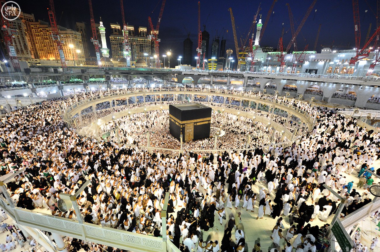 Masjidil Haram di malam ke 27 - di tempat tawaf
