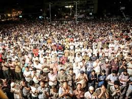 Tarawih Pejuang revolusi di Medan Rabiah