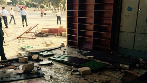 Foto Aksi Teroris Zionis-Israel Terhadap Al-Aqsha Ahad Pagi