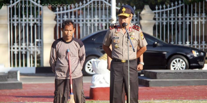 Kapolda NTB: "Di Mata Tuhan, Tukang Sapu Ini Lebih Tinggi Dari Saya, Bahkan Mungkin Dari Kalian Semua!"
