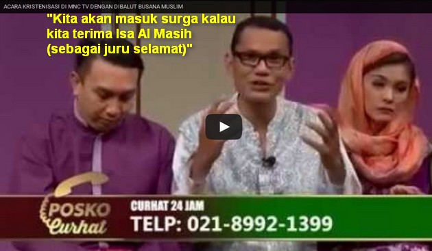 MNC Siarkan Tayangan Pemurtadan Dengan Host Berbusana Islami