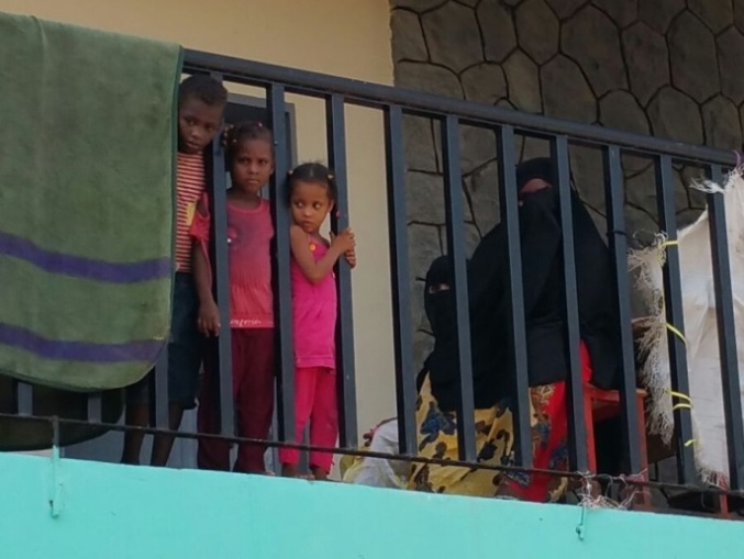 pengungsi Aden, Yaman - penuh sesak