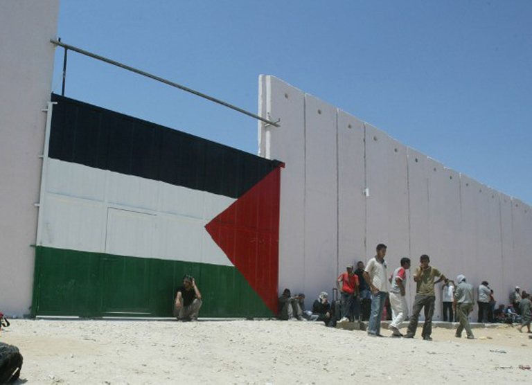 Tembok pembatas Mesir-Gaza
