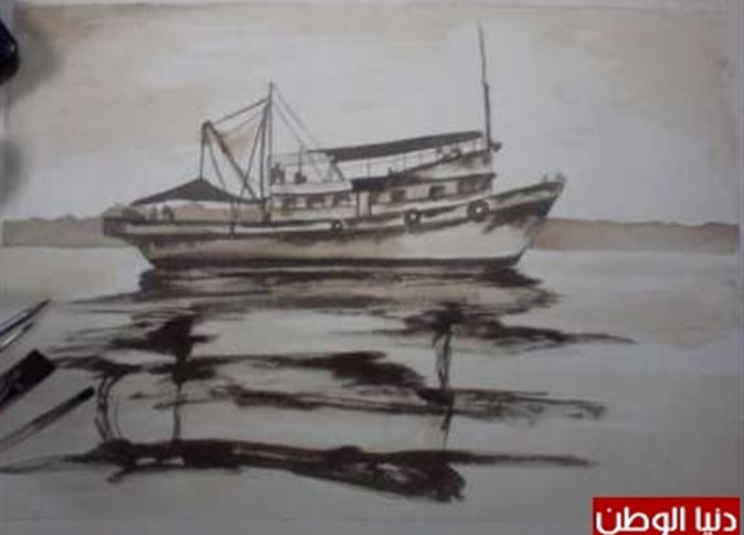 Lukisan Kopi Dari Jalur Gaza, Palestina