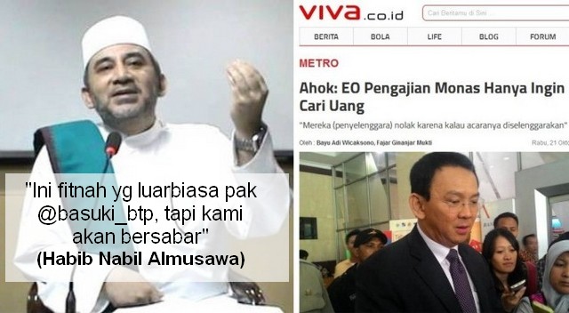 Difitnah Ahok, Habib Nabil Doakan Jakarta Punya Gubernur Baru