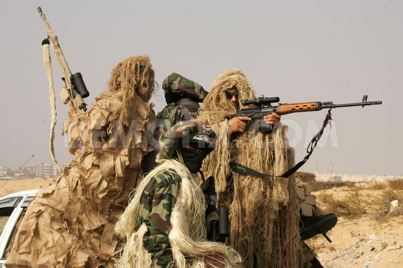 Inilah Foto-Foto Unit Sniper Brigade Al-Qassam Yang Ditakutkan Zionis-Israel