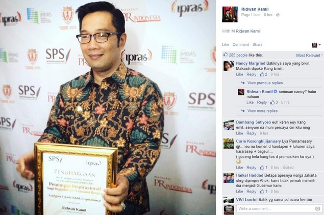Ridwan Kamil Kembali Raih Penghargaan, Ada Yang Sirik Gak Ya?