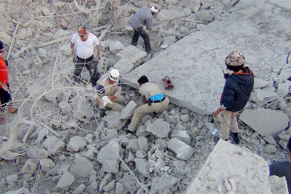 Dokumentasi Korban Serangan Udara Militer Suriah