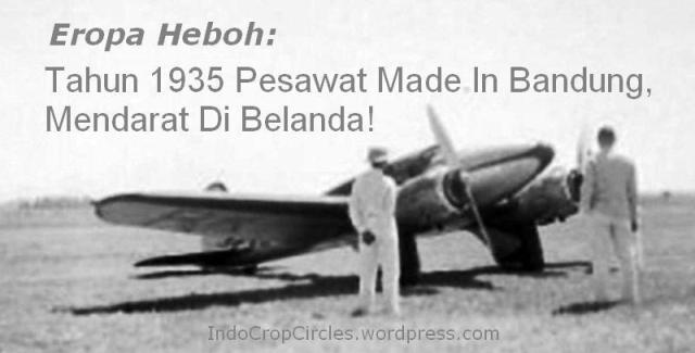 Eropa Heboh! Tahun 1935, Pesawat Buatan Bandung Mendarat di Belanda