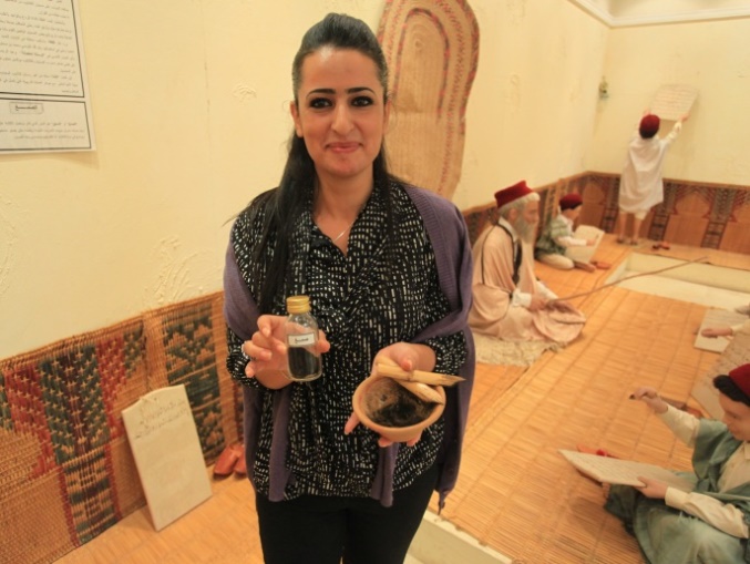 Museum Pendidikan Tunisia - tinta dan alat tulis yang digunakan