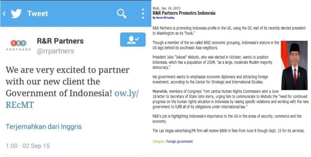 Firma Pelobi Las Vegas Nyatakan Pemerintah RI Adalah Klien Mereka