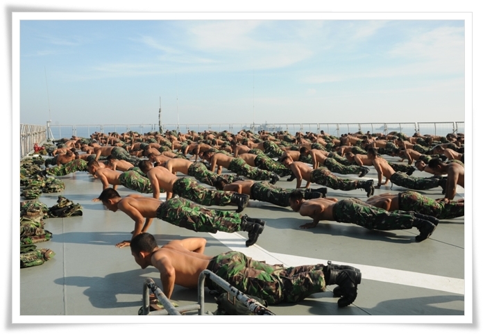 Pasukan Elit Marinir Telah Siap Berperang Jaga Kedaulatan Natuna