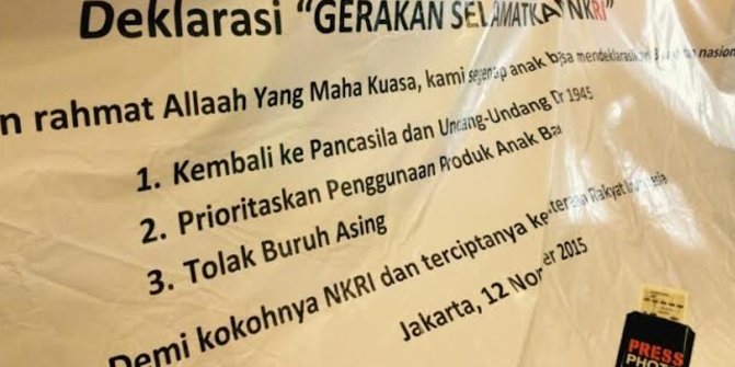 Prihatin Kondisi Bangsa, Sejumlah Tokoh Buat Gerakan "Selamatkan NKRI"