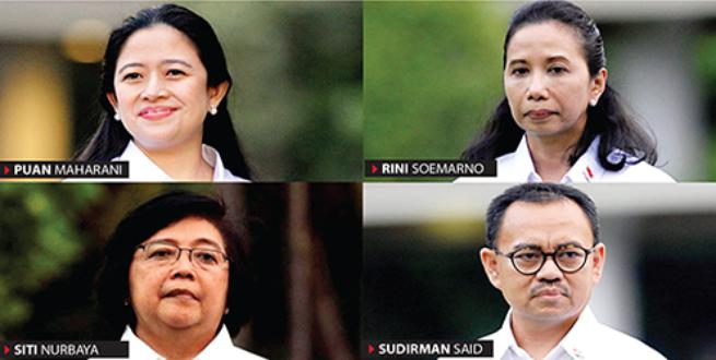 Tak Ada Kemajuan Kerja, Publik Ingin Puan, Said, dan Rini Dicopot