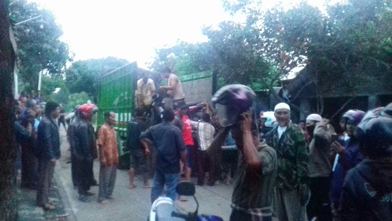 Polisi Tak Juga Bergerak, Gabungan Laskar Islam Dan Warga Akhirnya Bubarkan Perjudian di Boyolali
