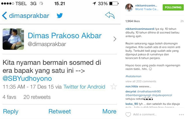nikita mirzani jokowi