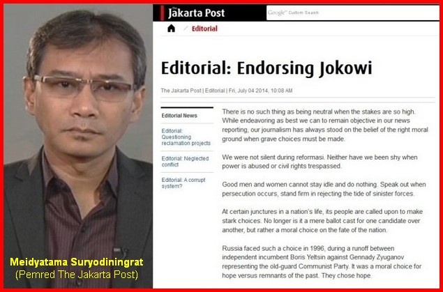 Satu Lagi Pendukung Jokowi Meroket, Kali Ini Pemred The Jakarta Post Jadi Bos Antara
