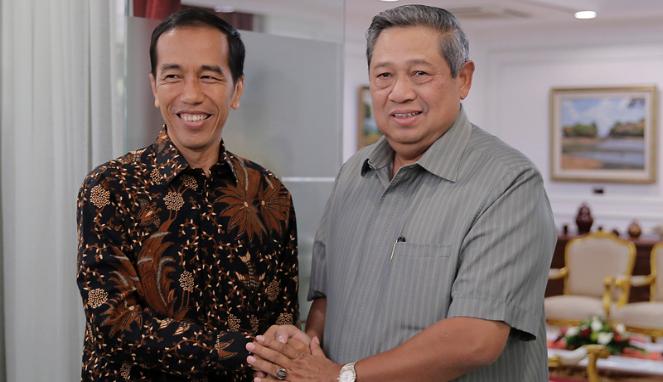 Ditanya Soal Isi Pertemuannya dengan SBY, Jokowi: Rahasia