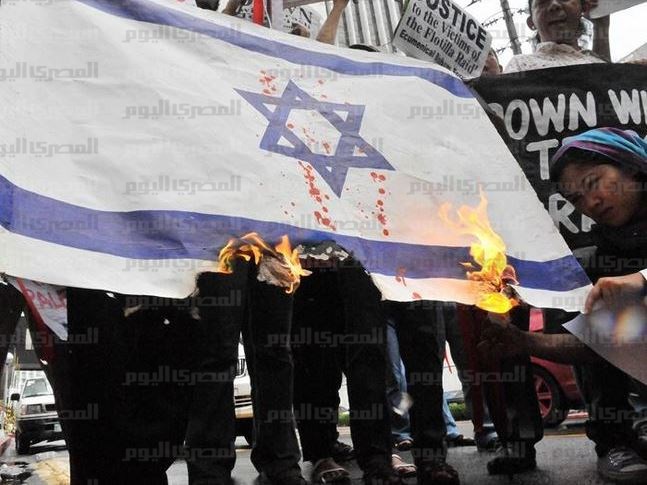warga Filipina Demo anti-Israel